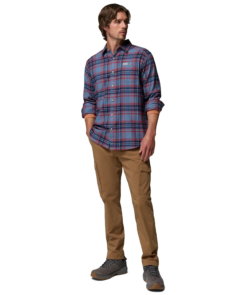 Columbia Men's Cornell Woods Flannel Long Sleeve Shirt