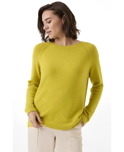 Celtic and Co. Women's Alpaca Silk Blend Crew Neck Sweater