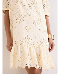 Phase Eight Women's Liliana Embroidered Mini Dress