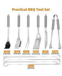 Xdovet Stainless Steel Bbq Grilling Tools Set