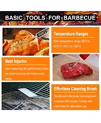 Xdovet Bbq Grill Tools Set with Meat Injector