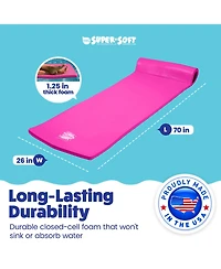 Trc Recreation Splash 1.25" Thick Pool Float Mats, Bahama