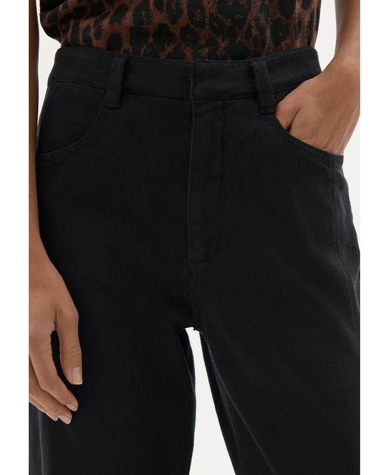 Hush Women's Cordi Barrel-Leg Twill Pants