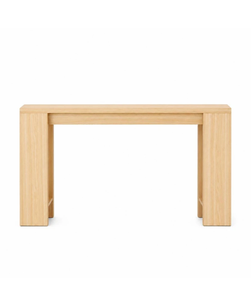 homfan 70.9" Farmhouse Narrow Console Table, Rustic Entryway Sofa Table for Living Room, Hallway