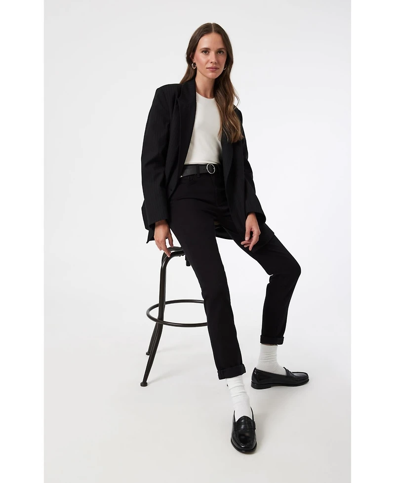 Mavi Jeans Women's Kathleen Slim Boyfriend Feather Denim