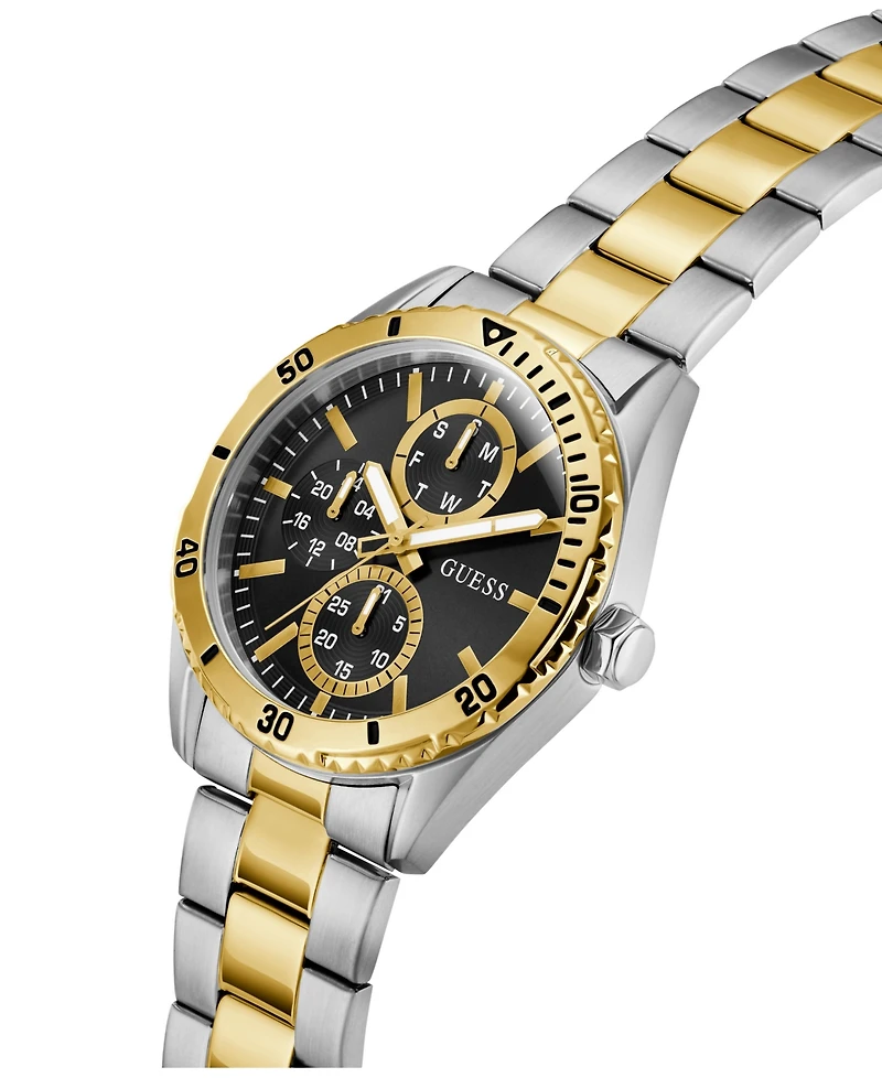 Guess Men's Quartz Two-Tone Stainless Steel Watch 43mm