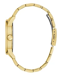 Guess Men's Quartz Gold-Tone Stainless Steel Watch 44mm