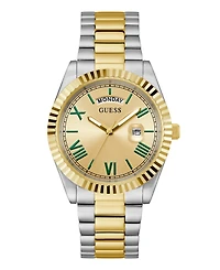Guess Men's Quartz Two-Tone Stainless Steel Watch 42mm