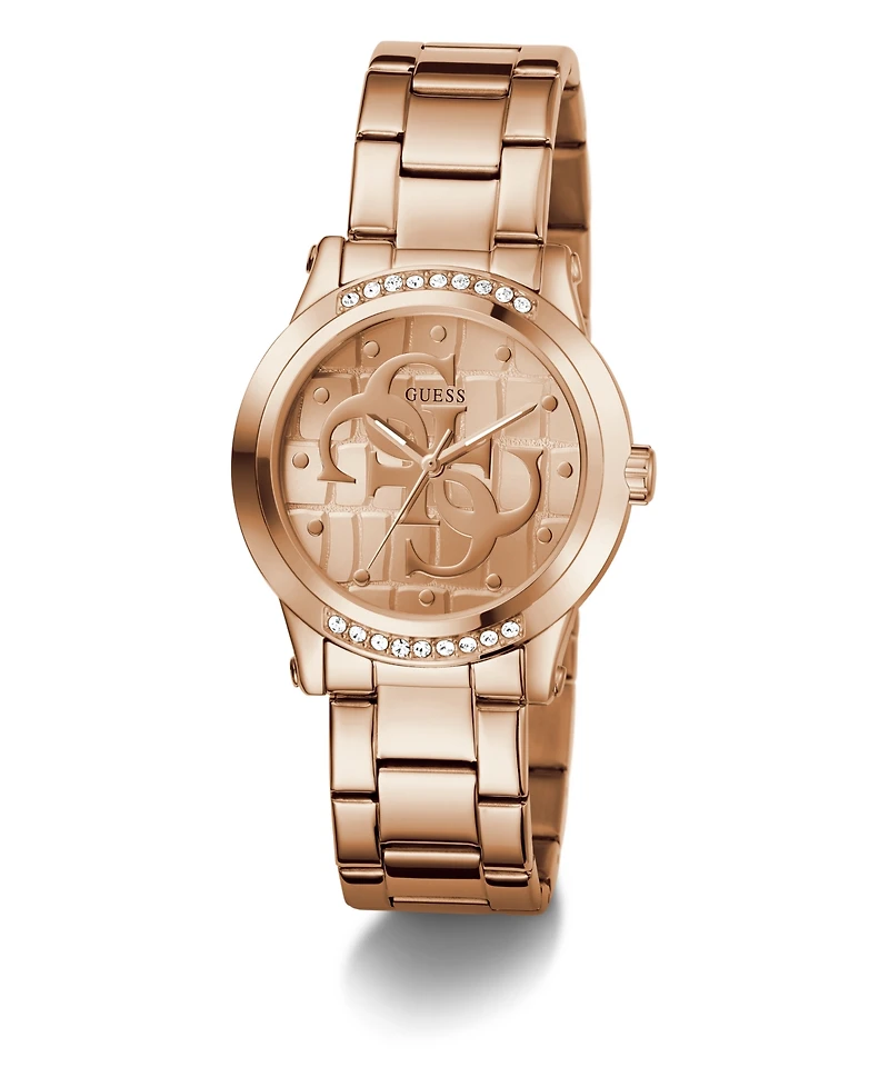 Guess Women's Quartz Rose Gold-Tone Stainless Steel Watch 36mm