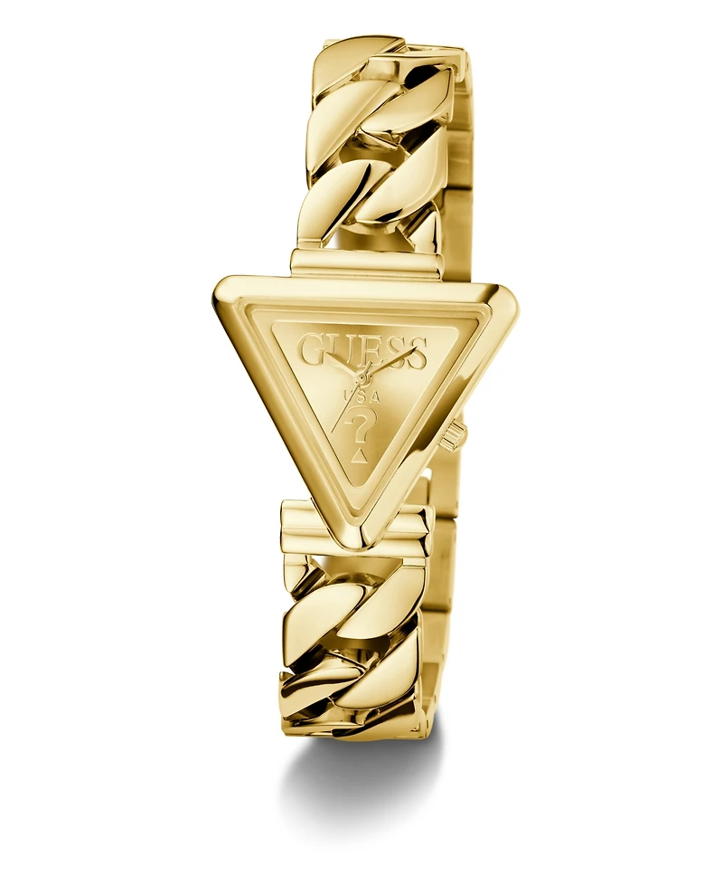 Guess Women's Quartz Gold -Tone Stainless Steel Watch 30mm x 34mm