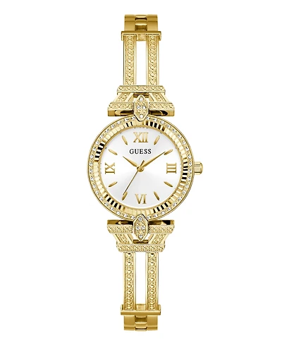 Guess Women's Quartz Gold-Tone Stainless Steel Watch 28mm
