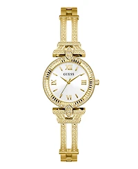Guess Women's Quartz Gold-Tone Stainless Steel Watch 28mm