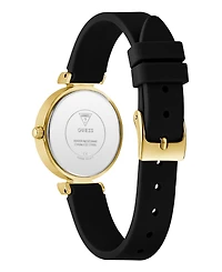 Guess Women's Quartz Black Silicone Watch 28mm