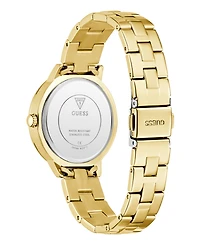 Guess Women's Quartz Gold-Tone Stainless Steel Watch 34mm