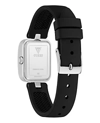 Guess Women's Quartz Black Silicone Watch 22mm