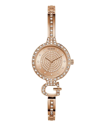 Guess Women's Quartz Rose Gold-Tone Stainless Steel Watch 28mm