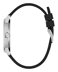 Guess Men's Quartz Black Silicone Watch 40mm