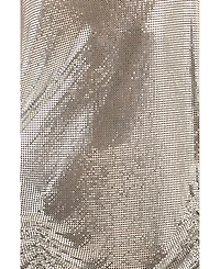 Nasty Gal Women's Chainmail Cowl Neck Ruched Mini Dress