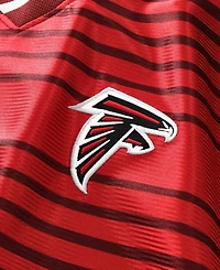 Fanatics Big Boys and Girls Red Atlanta Falcons Football x V-Neck Fan Top