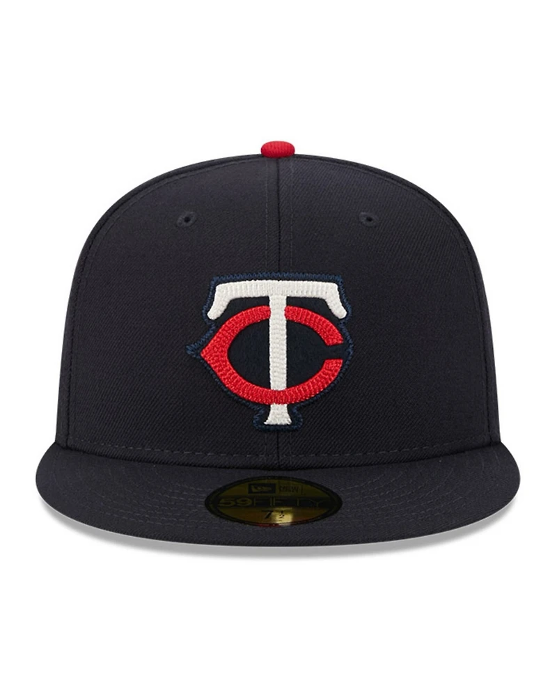 New Era Men's Navy Minnesota Twins 2026 Field of Dreams 59FIFTY Fitted Hat