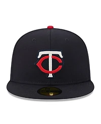 New Era Men's Navy Minnesota Twins 2026 Field of Dreams 59FIFTY Fitted Hat