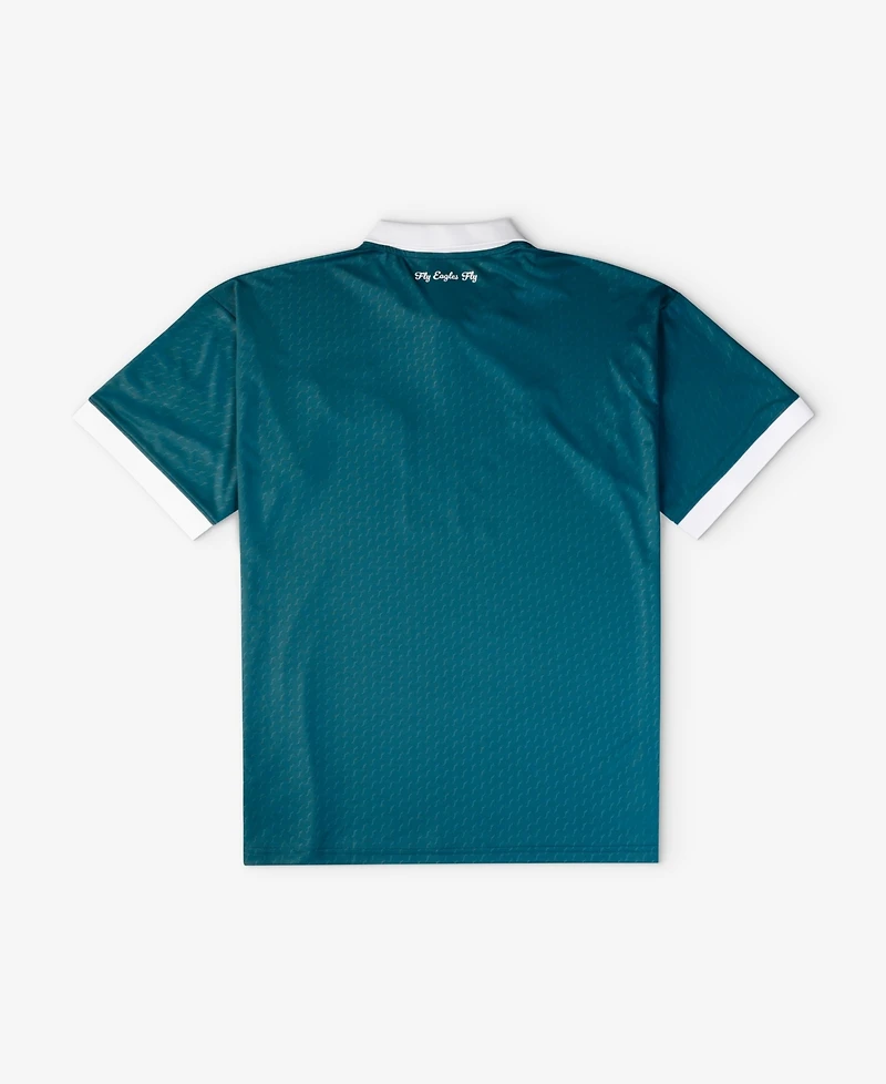 Fanatics Big Boys and Girls Midnight Green Philadelphia Eagles Football x Collared Fan Top