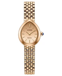 Citizen Women's Mini Rainell Rose Gold-Tone Stainless Steel Bracelet Watch 20mm