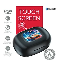 Rca Tune-50 Wireless Touch-Control Voice-Assistant Earbuds