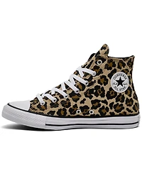 Converse Big Girls Chuck Taylor All Star Leopard Print High Top Lifestyle Sneakers from Finish Line