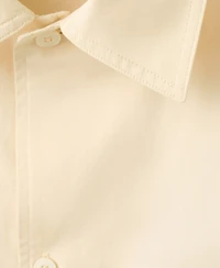 Mango Men's Regular-Fit Cotton-Linen-Blend Shirt