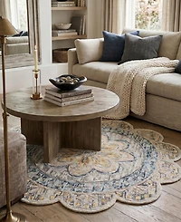 Lr Home Radiance Rdc-092 4' x 4' Round Area Rug