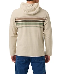 O'Neill Men's Bavaro Block Striped Hooded Poncho Hoodie