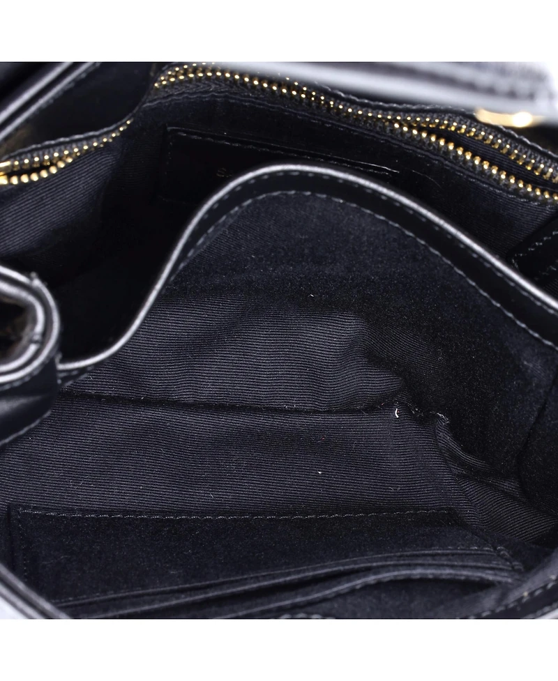Pre-Owned Saint Laurent Toy Loulou Shoulder Bag Matelasse Chevron Leather