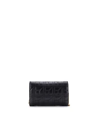 Pre-Owned Gucci Mini Pearly Gg Marmont Chain Wallet Matelasse Leather