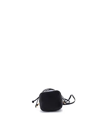 Pre-Owned Fendi Mini Mon Tresor Bucket Bag Zucca Embossed Leather