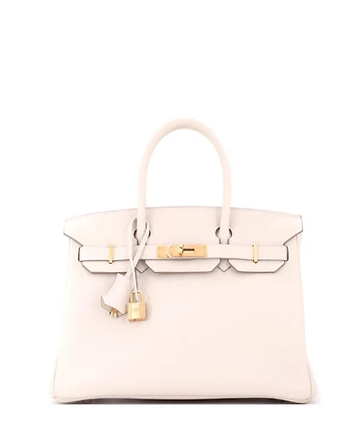 Pre-Owned Hermes Birkin 30 Handbag Light Togo with Gold Hardware