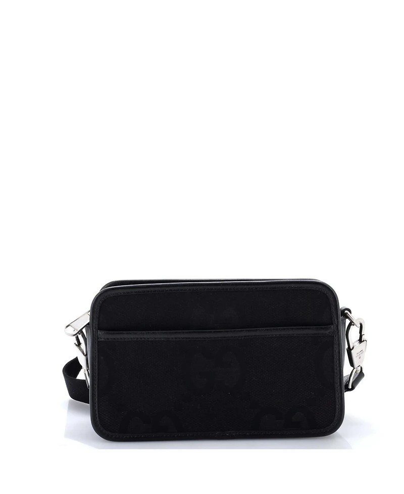 Pre-Owned Gucci Mini Camera Bag Jumbo Gg Canvas