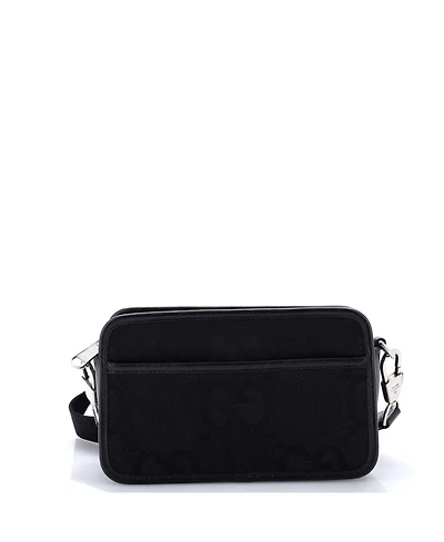 Pre-Owned Gucci Mini Camera Bag Jumbo Gg Canvas