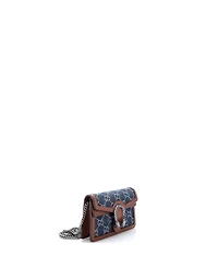 Pre-Owned Gucci Super Mini Dionysus Bag Gg Denim
