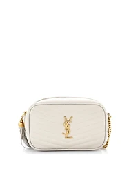 Pre-Owned Saint Laurent Mini Lou Camera Bag Matelasse Chevron Leather