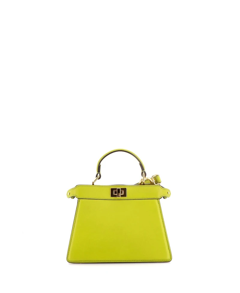 Pre-Owned Fendi Petite Peekaboo ISeeU Bag Leather