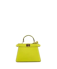 Pre-Owned Fendi Petite Peekaboo ISeeU Bag Leather