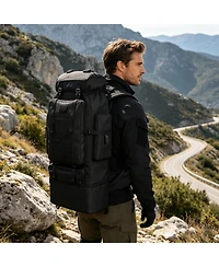 Piscifun 80L Hiking Backpack Waterproof Large Capacity Outdoor Travel Camping Tactical Rucksack