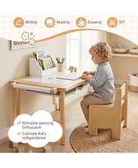 Hongge 6-In-1 Kids Sensory Table With Adjustable-Height Legs, Ages 3+