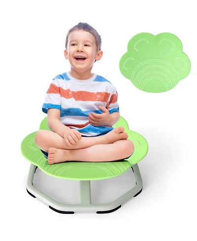 Hongge Kids Sensory Swivel Chair with Non-Slip Metal Base