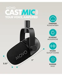 Movo 4K Two-Person Video Podcast Equipment Bundle