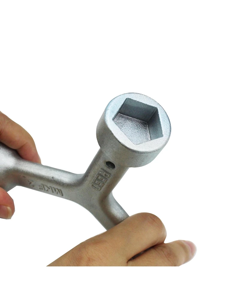 Xdovet Meter Curb Box Key Triangular Wrench Pit Lid Opener
