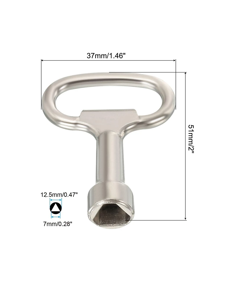 Xdovet Triangle Socket Spanner Key Electrical Cabinet Meter Lock