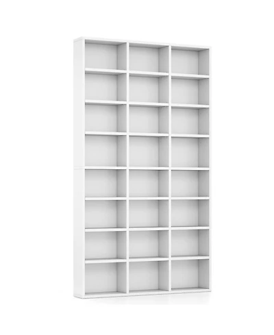 Sugift 70 Inch Tall 24 Cube Storage Organizer Bookshelf with Adjustable Shelves