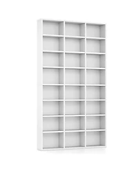 Sugift 70 Inch Tall 24 Cube Storage Organizer Bookshelf with Adjustable Shelves